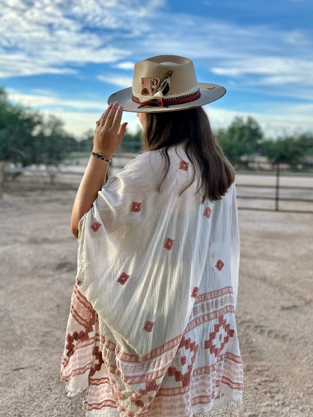 Custom Gigi Pip “Small Town Girl” Western Hat 57cm Adjustable